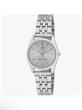 Rae Dunn Silver watch in box